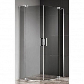 Душевой уголок Cezares Slider SLIDER-R-2-90/100-GRIGIO-Cr