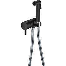 Гигиенический душ со смесителем Boheme Uno 467-BCR для биде, черный/хром Гигиенический душ со смесителем Boheme Uno 467-BCR для биде, черный/хром