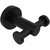 Крючок Aquatek AQ4002MB двойной, черный матовый