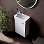 Тумба с раковиной Sancos Mini MN35WL белый глянцевый - фото 2