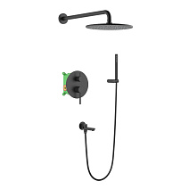 Душевой комплект Timo Saona SX-2379/03SM черный матовый Душевой комплект Timo Saona SX-2379/03SM черный матовый