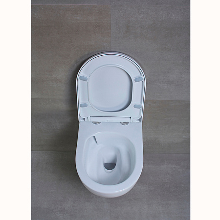 Унитаз подвесной beWash Bogen 88393201 с системой микролифт, белый глянцевый