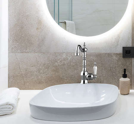 Смеситель GPD Retro MTL180 для раковины, хром