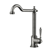 Смеситель Omoikiri Toshima-SI 4994326 для кухонной мойки, античное серебро