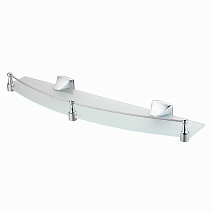 Полка WasserKRAFT Wern K-2544 стеклянная, хром