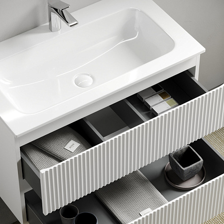 Тумба с раковиной Sancos Snob R 60 SNR60W Bianco