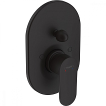 Смеситель Hansgrohe Vernis Shape 71449670 для ванны с душем, черный матовый Смеситель Hansgrohe Vernis Shape 71449670 для ванны с душем, черный матовый