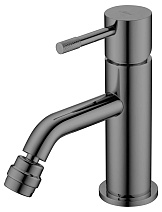 Смеситель Boheme Uno 466-SGM для биде, оружейная сталь глянцевая