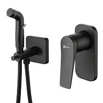 Гигиенический душ со смесителем Lemark Bronx LM3719BL черный