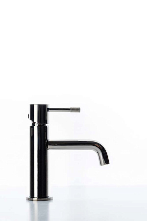 Смеситель Boheme Uno 461-SGM для раковины, оружейная сталь глянцевая