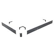 Панель для душевого поддона RGW N/ST-21 G Acryl 50231590-02 90x100 графит