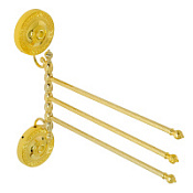 Полотенцедержатель тройной Migliore Montecarlo 31787 L35 золото