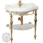 Консоль напольная Migliore Bella 20700 для раковины 73 см, матовое стекло