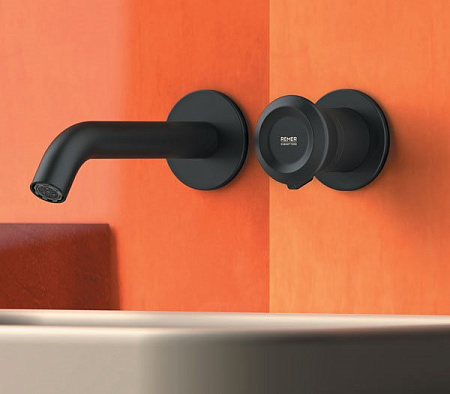 Смеситель Remer Element ET15PNO для раковины, чёрный матовый