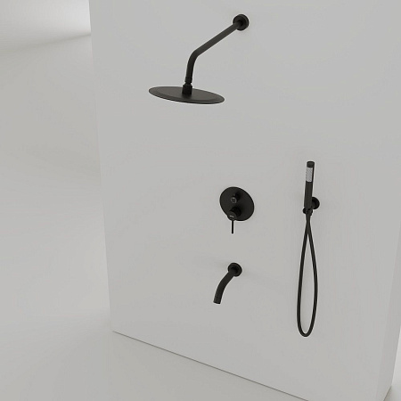 Душевой комплект Sancos Select SC3004MB черный матовый