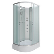 Душевая кабина Niagara Classic NG-33394-14RBKG 130x90x200 стекло матовое/профиль серебро