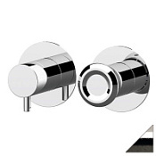 Смеситель Remer Element ET92ZPXV для ванны с душем, на 2 выхода, сталь