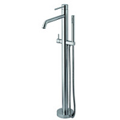 Смеситель Paffoni Light LIG032ST напольный для ванны с душем, сталь