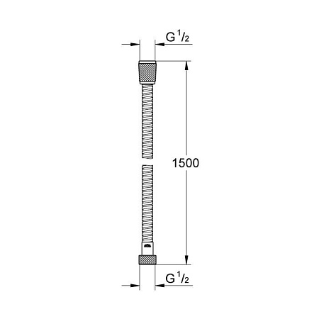 Душевой шланг Grohe Relexaflex Metal Longlife 28143001 хром