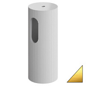 Пьедестал для раковины Armadi Art Corian 801-Base-Rib-G рифленый, Gold