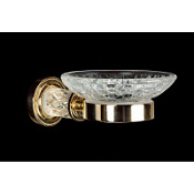 Мыльница Boheme Murano Cristal 10903-CRST-G настенная, золото