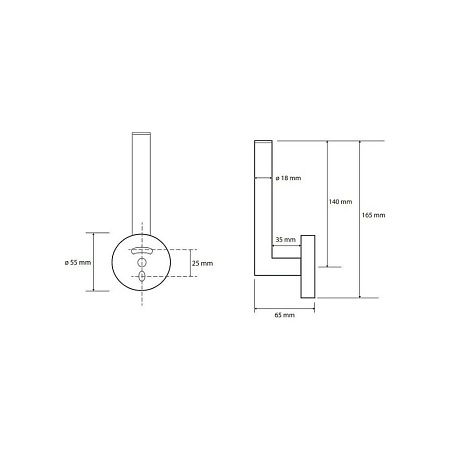 Держатель запасных рулонов Bemeta Hematit 159112032 антрацит матовый