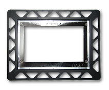 Монтажная рамка TECE 9240647  для установки стеклянных панелей, чёрная