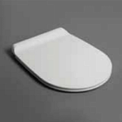 Крышка-сиденье для унитаза Simas Gambassi GA 004 bia с системой микролифт, белый/хром