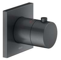 Смеситель Keuco Ixmo 59553130002 для душа, с термостатом, хром, черный шлифованный