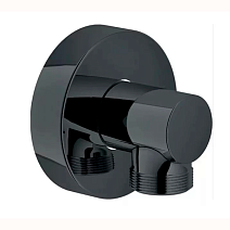 Шланговое подключение Nobili AD150FLP черный глянцевый Шланговое подключение Nobili AD150FLP черный глянцевый