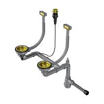 Слив-перелив для мойки Omoikiri WK-2-LG-A светлое золото