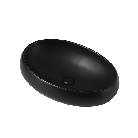 Раковина накладная ABBER Bequem AC2102MB черный матовый