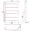 Полотенцесушитель водяной Стилье Универсал 80х50 (6) Г 21 - фото 2