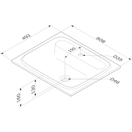 Раковина Am.Pm Func M8FWPC0600WM 60