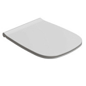 Крышка-сиденье для унитаза Globo Genesis GN022BI с микролифтом, белый/хром