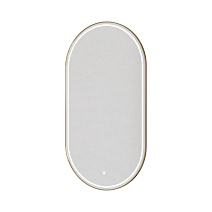 Зеркало Armadi Art Modern 568-G 110х60 с подсветкой, антизапотевание, золото