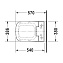 Унитаз подвесной Duravit P3 Comforts 2561590000 Rimless - фото 2