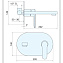 Смеситель Emmevi Nefer 77055BR для раковины, бронза - фото 2