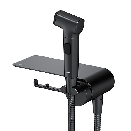 Гигиенический душ со смесителем Am.Pm Func F0H8F922 черный