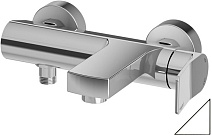 Смеситель Paffoni Tilt TI022BO для ванны с душем, белый