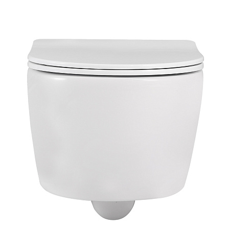 Унитаз подвесной ABBER Bequem AC1104 безободковый, белый