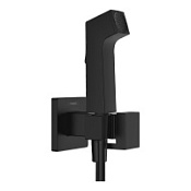 Гигиенический душ со смесителем Hansgrohe Bidette S 29233670 черный матовый