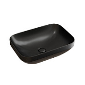 Раковина накладная Ceramica Nova Element CN6055MB 50x35.9x14.5 черный матовый