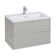Тумба под раковину Aquaton Сохо 1A258101AJ9A0 75 слэйт/галька серая