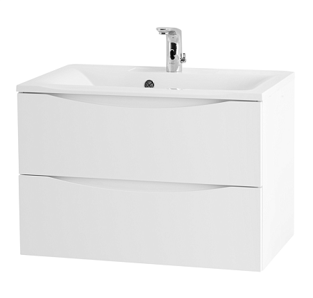 Тумба под раковину BelBagno Marino MARINO-750-2C-SO-BL-P 75 bianco lucido
