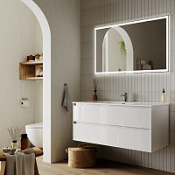Мебель для ванной Sancos Cento 120 CN120-1W белый глянцевый