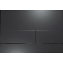Кнопка смыва Tece Square II 9240833  черная матовая