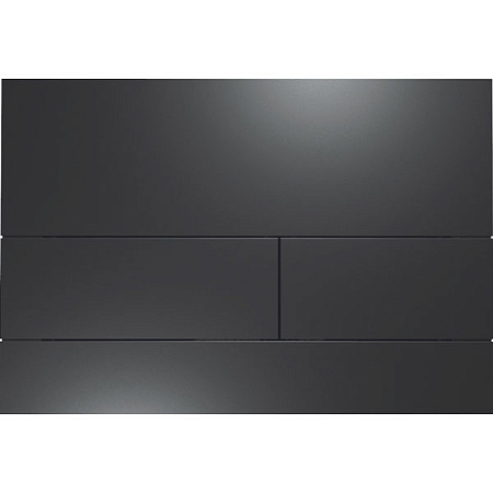 Кнопка смыва Tece Square II 9240833  черная матовая