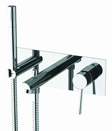 Смеситель Remer Minimal N04 для ванны с душем, хром