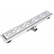 Душевой лоток Esbano Meta M-RAIN-80MC с решёткой, хром матовый